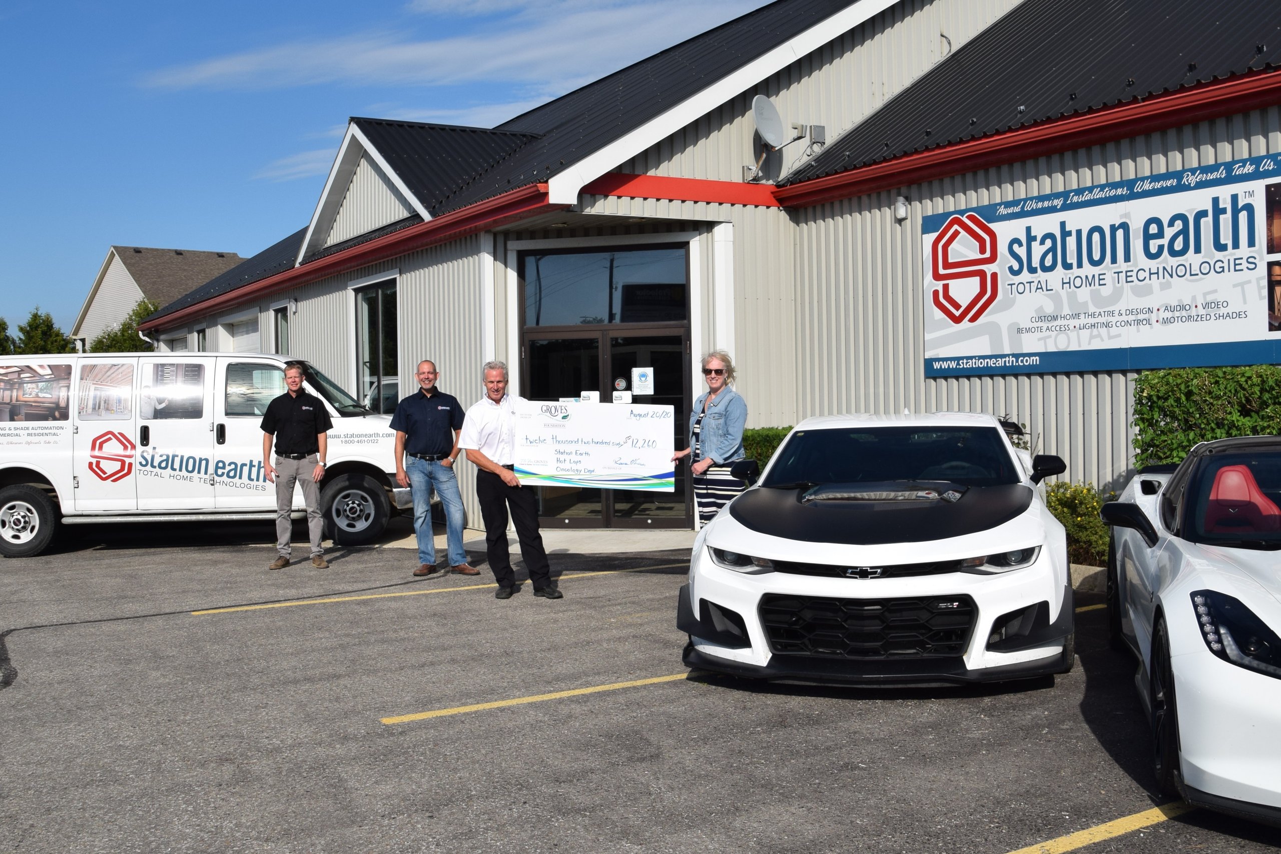 cheque1 Hot Laps cheque presentation